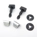 Rear Bumper Tow Eye Hitch Cover Fasteners Kit for Audi A1, A3, Q7 - VehicleClips