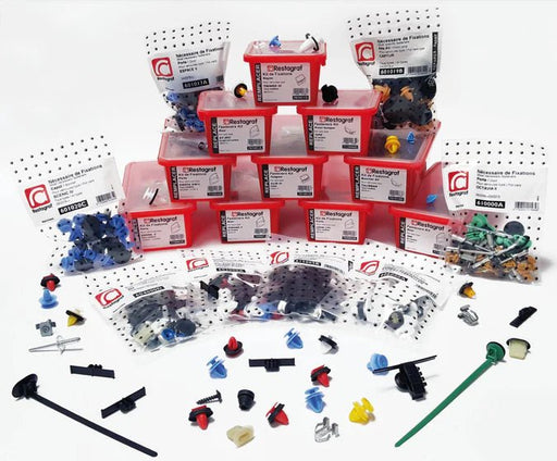 Restagraf Front Wing Fixings & Fasteners - Fitting Kit, 500X (02.2015 → ) , Fiat - VehicleClips