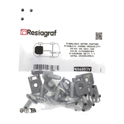 Restagraf - Full Engine Undertray Fixing & Fastener Kit for some Vauxhall Models - VehicleClips