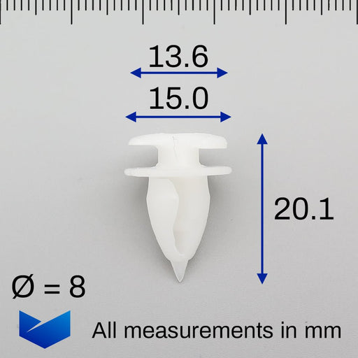 Sideskirt and Trim Moulding Clip, Alfa Romeo 71776851 - VehicleClips