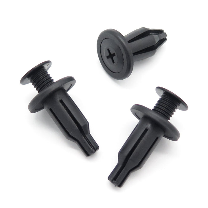 10mm Screw Fit Plastic Rivets for Bumpers & Side Skirts- GM 94530624 - VehicleClips
