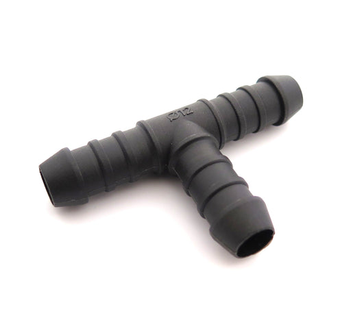 12mm Car Heater & Breather Hose Connector, T-piece, Nylon PA66 - VehicleClips