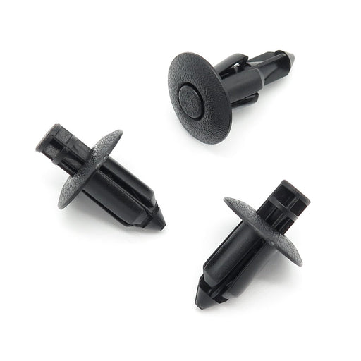 8mm Black Push Fit Plastic Rivet- Honda 91505-SL0-003 - VehicleClips