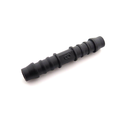 8mm Car Heater & Breather Hose Connector, Straight, Nylon PA66 - VehicleClips