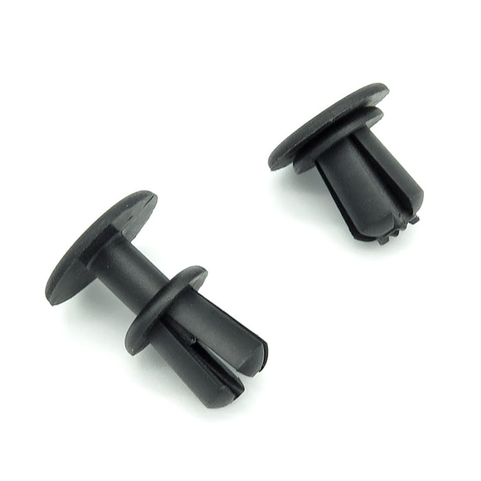 8mm Push Fit Black Plastic Expanding Trim Clip, Skoda N10583501 - VehicleClips
