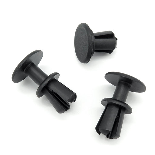 8mm Push Fit Black Plastic Expanding Trim Clip, Skoda N10583501 - VehicleClips