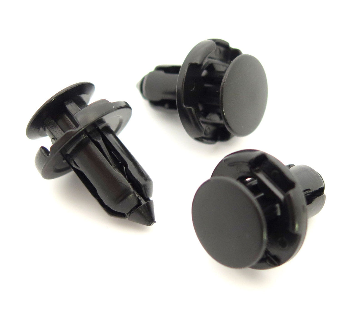 9mm Push Fit Plastic Clips for Bumpers, Undertray, Sills & Grille
