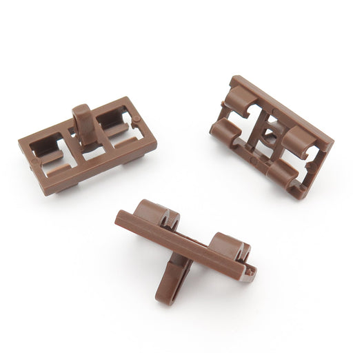 BMW X5 E53 Lower Door Weatherstrip Rubber Seal Clips- Brown 51337052945 - VehicleClips