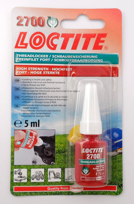 Henkel Loctite 2700 High Strength Threadlock and Sealant - VehicleClips