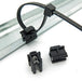 Panel Edge Fastener Clip for Cable Ties - VehicleClips