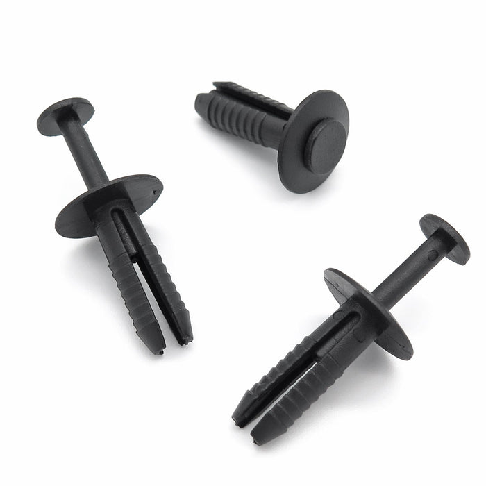 Plastic Rivet Trim Clips for Bumpers, Trims, Shields, Covers and Liners- BMW 51111964186 - VehicleClips