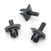 Rectangular Collared Push Fit Clips, Volkswagen 171853695A - VehicleClips