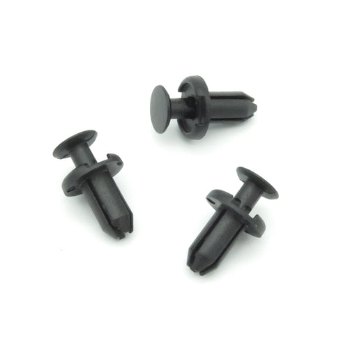 Small 5mm Push Fit Plastic Rivet For Bumpers, Grilles & Trim- Toyota 90467-05170 - VehicleClips