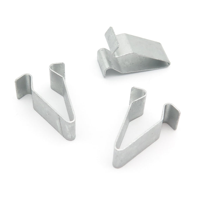 Trim & Fascia Panel Metal Spring Clip, Length 22mm- Skoda 4A0867276 - VehicleClips