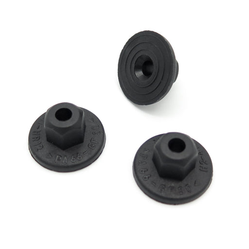 Unthreaded Plastic Nut for Trims, Upholstery and Part Mounting- Volkswagen 8E0825265C - VehicleClips
